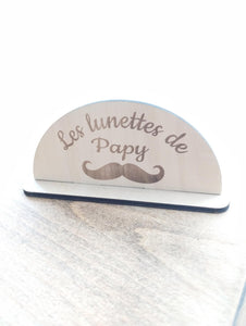 Porte lunettes en bois personnalisé spéciale Fête des Grands Pères