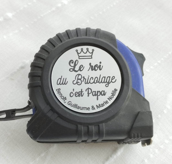 Mètre de bricolage personnalisé  "Fête des Pères"