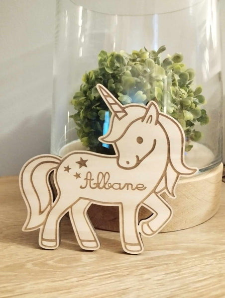 Décoration sur le thème "Licorne"