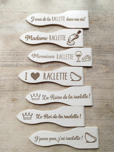 Spatule à raclette personnalisée