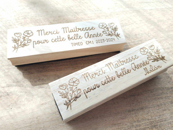 Brosse à tableau personnalisée Maîtresse ou Maître