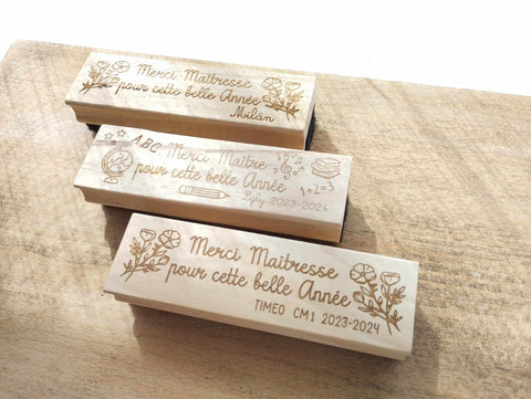 Brosse à tableau personnalisée Maîtresse ou Maître