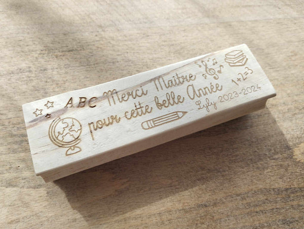 Brosse à tableau personnalisée Maîtresse ou Maître