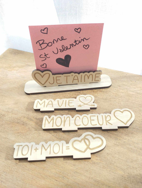Porte-photo personnalisé "Saint Valentin"