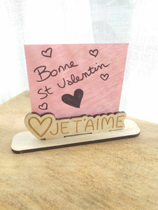 Porte-photo personnalisé "Saint Valentin"
