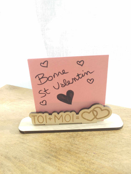 Porte-photo personnalisé "Saint Valentin"
