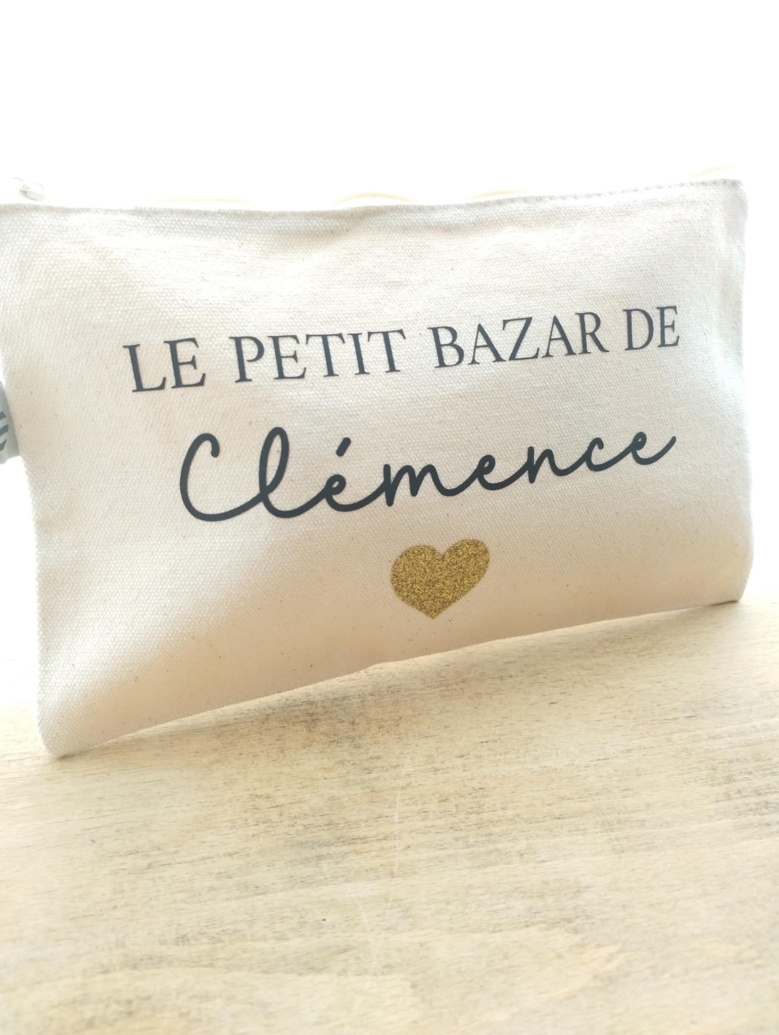 Pochette en coton biologique / Pochette de sac / Pochette réutilisable