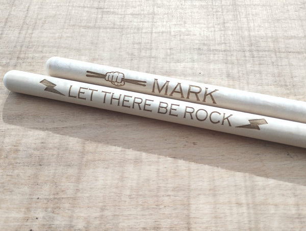 Baguettes de batterie personnalisable