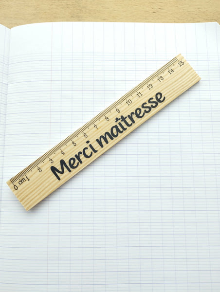Règle en bois maîtresse personnalisable / Règle en bois maître personnalisable