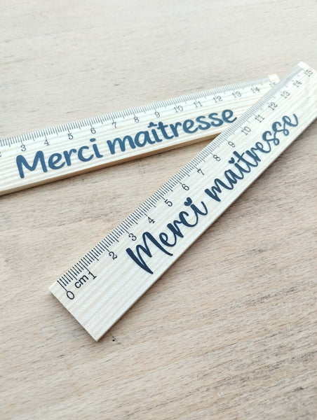 Règle en bois maîtresse personnalisable / Règle en bois maître personnalisable