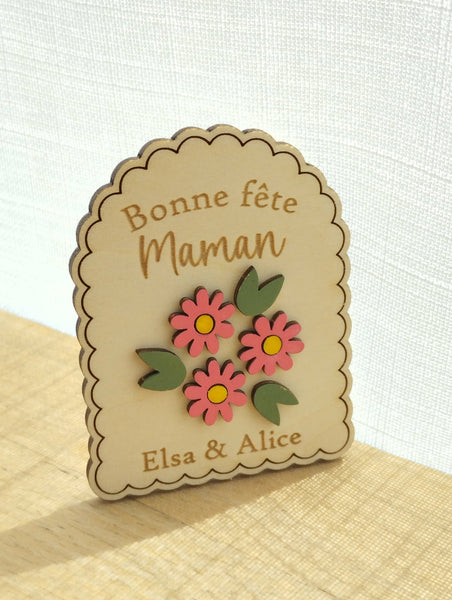 Magnet Fête des mères Fleurs