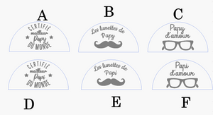 Porte lunettes en bois personnalisé spéciale Fête des Grands Pères