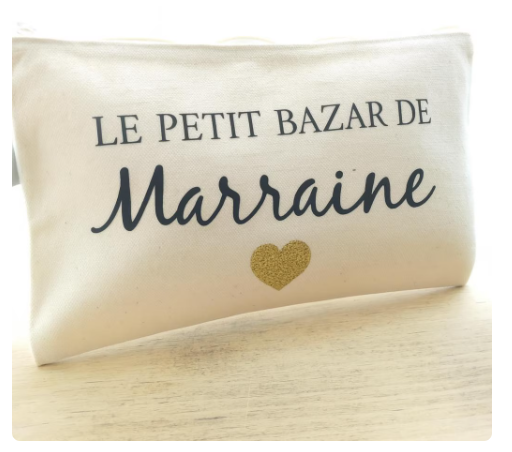 Pochette en coton biologique / Pochette de sac / Pochette réutilisable