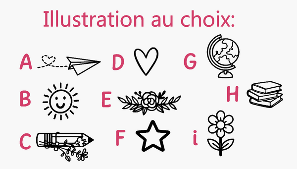 Marque page, règle, post it maitresse / cadeau maitre / cadeau personnalisable fin d'année scolaire / Merci maîtresse