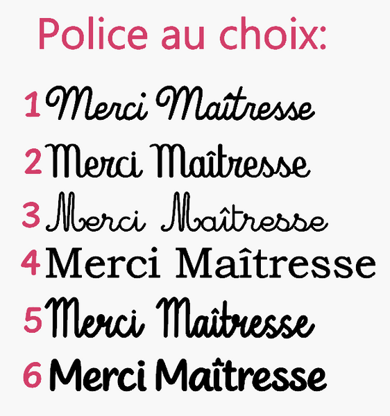 Marque page, règle, post it maitresse / cadeau maitre / cadeau personnalisable fin d'année scolaire / Merci maîtresse