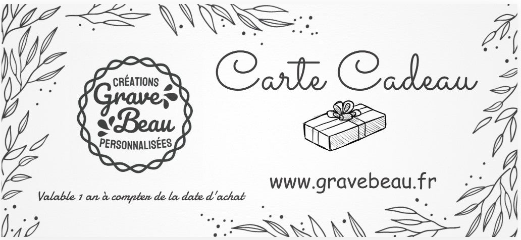 Carte Cadeau Grave Beau