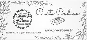 Carte Cadeau Grave Beau