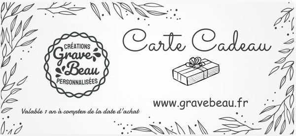 Carte Cadeau Grave Beau