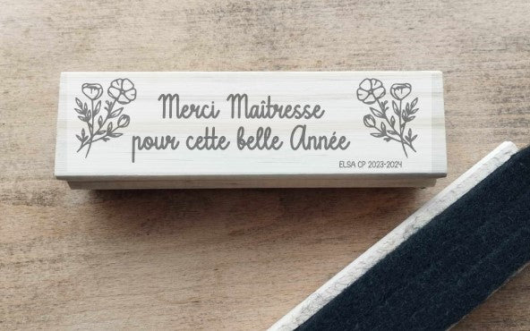 Brosse à tableau personnalisée Maîtresse ou Maître