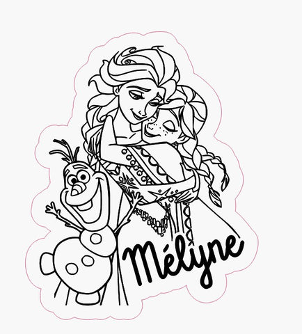 Cake topper Mélyne