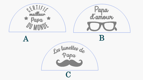 Porte lunettes en bois personnalisé spéciale Fête des Pères