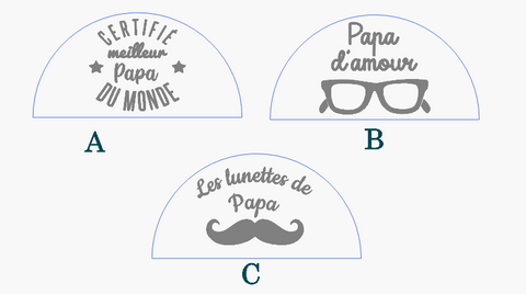 Porte lunettes en bois personnalisé spéciale Fête des Pères