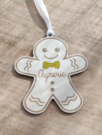 Boule de Noël pain d'épices / Boule de Noël gingerbread