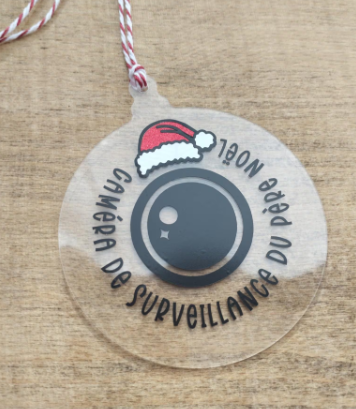 Caméra Magique du Père Noël – Surveille les enfants sages / Caméra de surveillance enfants/ Noël magique caméra