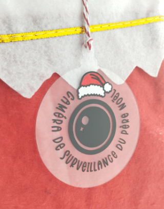 Caméra Magique du Père Noël – Surveille les enfants sages / Caméra de surveillance enfants/ Noël magique caméra