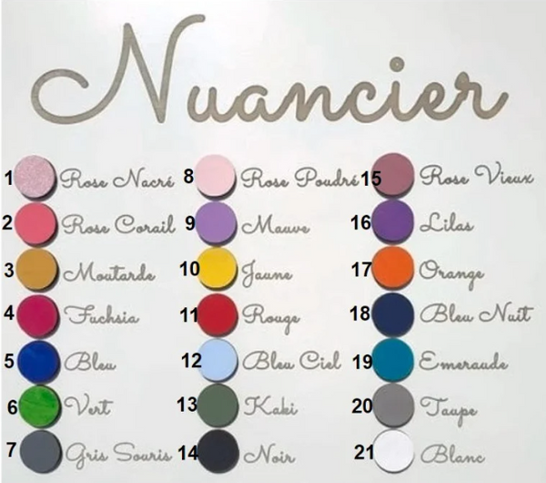 Lettrage "Amour" en bois sur socle en hêtre