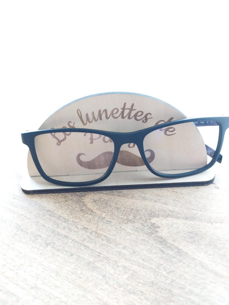 Porte lunettes en bois personnalisé spéciale Fête des Grands Pères