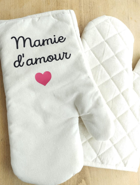 Gant de cuisine fête des Grands-mères