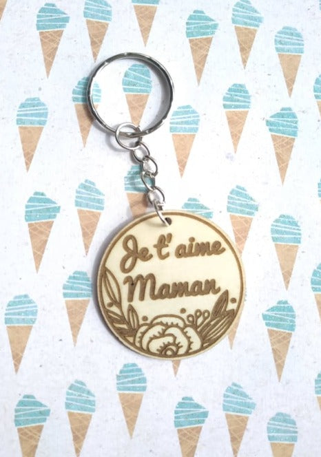 Porte clés "Je t'aime Maman"