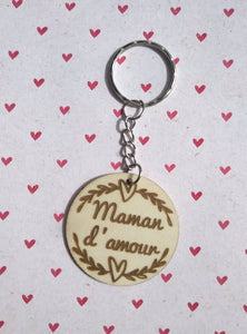 Porte clé "Maman d'amour"