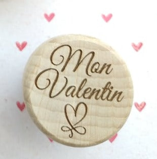 Bouchon de liège "Mon valentin"