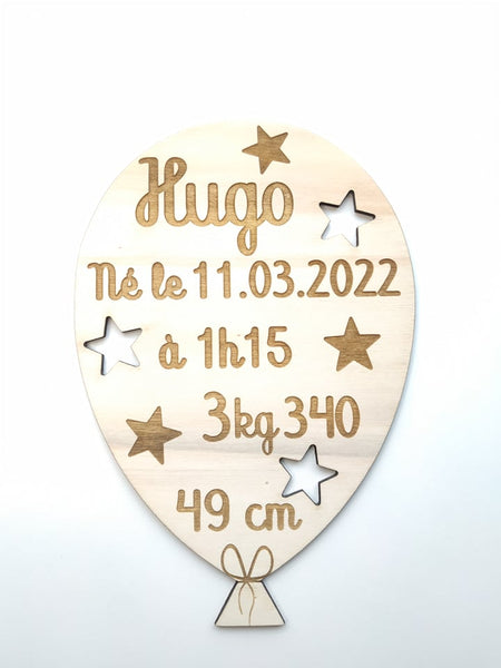 Ballon de naissance Etoiles