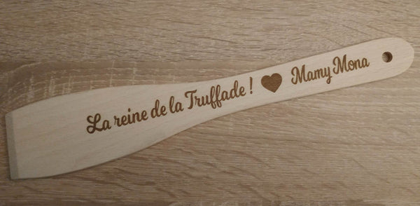 Spatule en bois personnalisable