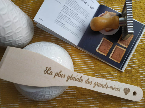 Spatule en bois personnalisable