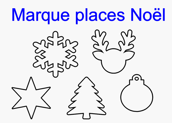 Marque places Noël