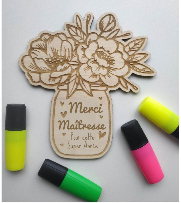 Bouquet de Fleurs "Merci maîtresse"