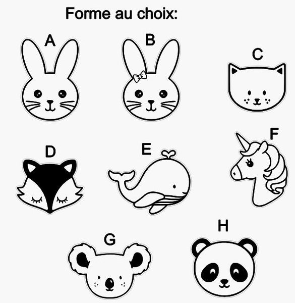 Porte clés enfant / Badge personnalisé