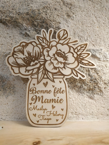 Bouquet de Fleurs "Bonne fête mamie"