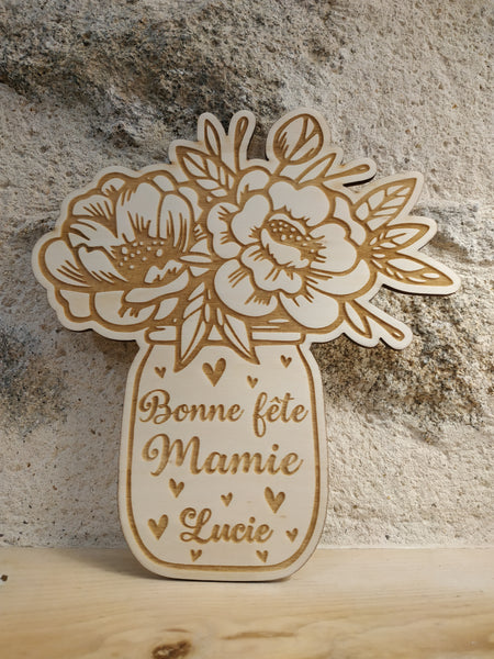 Bouquet de Fleurs "Bonne fête mamie"