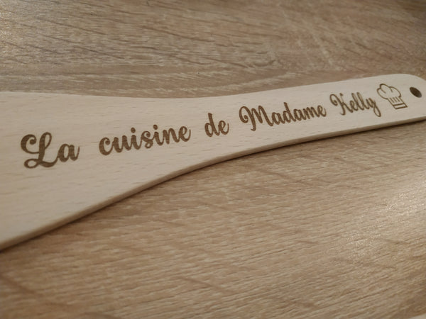 Spatule en bois personnalisable