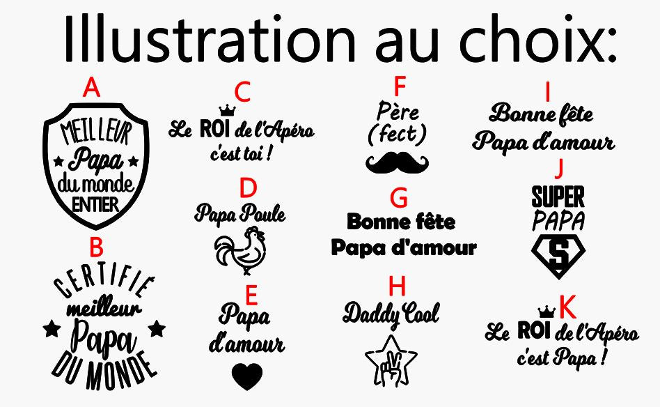 Planche à Découper Bambou Gravée – Cadeau Papa Fête Des Pères, Anniversaire, Fille/Fils